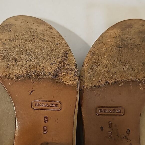 Coach Suede brown strap ankle boots 9 - Picture 7 of 7